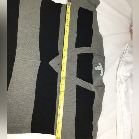 autumn cashmere Cashmere Sweater 3/4 Sleeve Pullover V-Neck Size Small - Picture 7 of 13